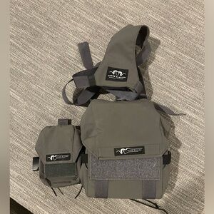 Stone Glacier Skyline Bino Harness size large with Rangefinder Pouch